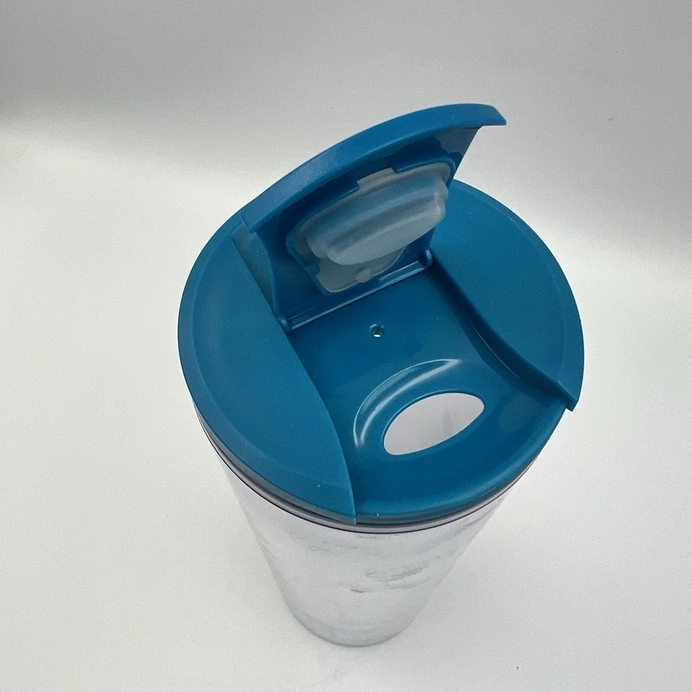 16oz Starbucks Turkey Turkiye  Tumbler City Series Blue‎ Plastic 473ml Türkiye